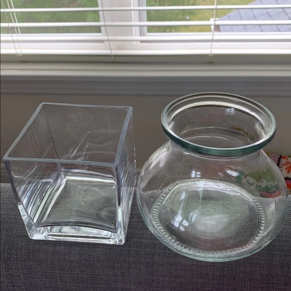 Glass vases small flowers Bouquet 💐 home decor - Picture 1 of 4